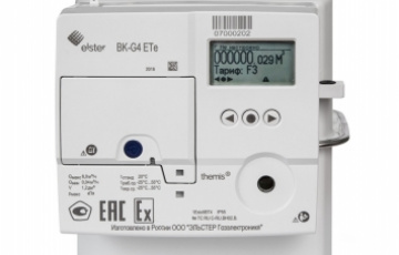Диафрагменный счетчик газа ВК themis, с GPRS-модемом и электронной термокомпенсацией в Томске